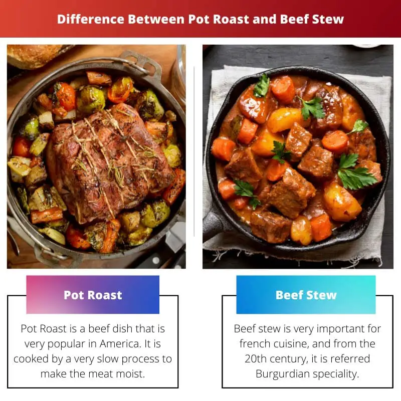 Difference Between Pot Roast and Beef Stew