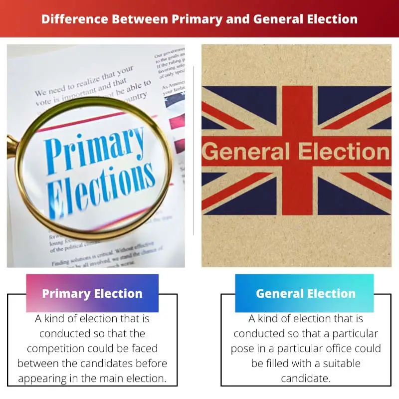 Difference Between Primary and General Election