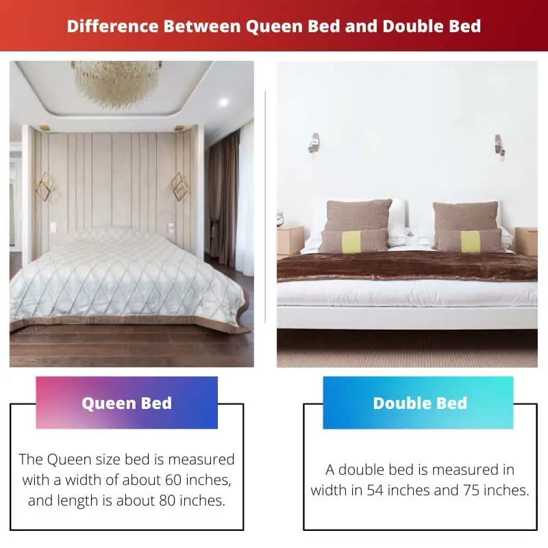 Difference Between Queen Bed and Double Bed