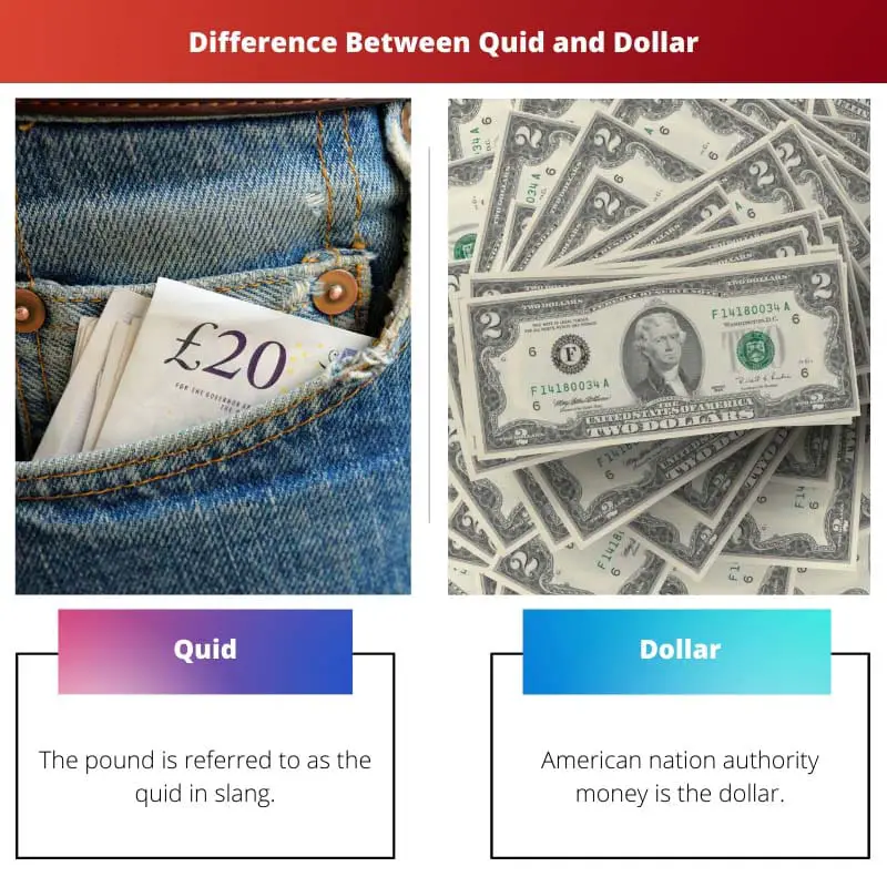 Difference Between Quid and Dollar