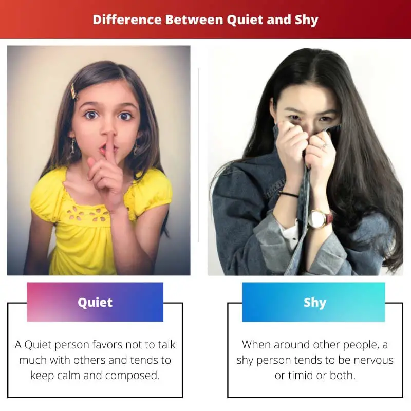 Difference Between Quiet and Shy