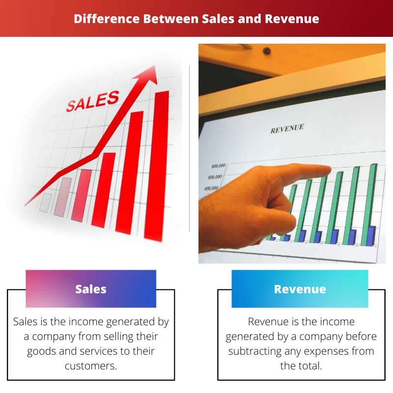 Difference Between Sales and Revenue