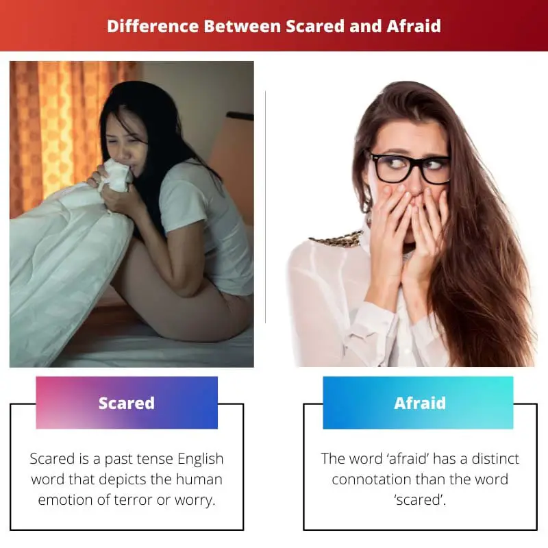 Différence entre peur et peur