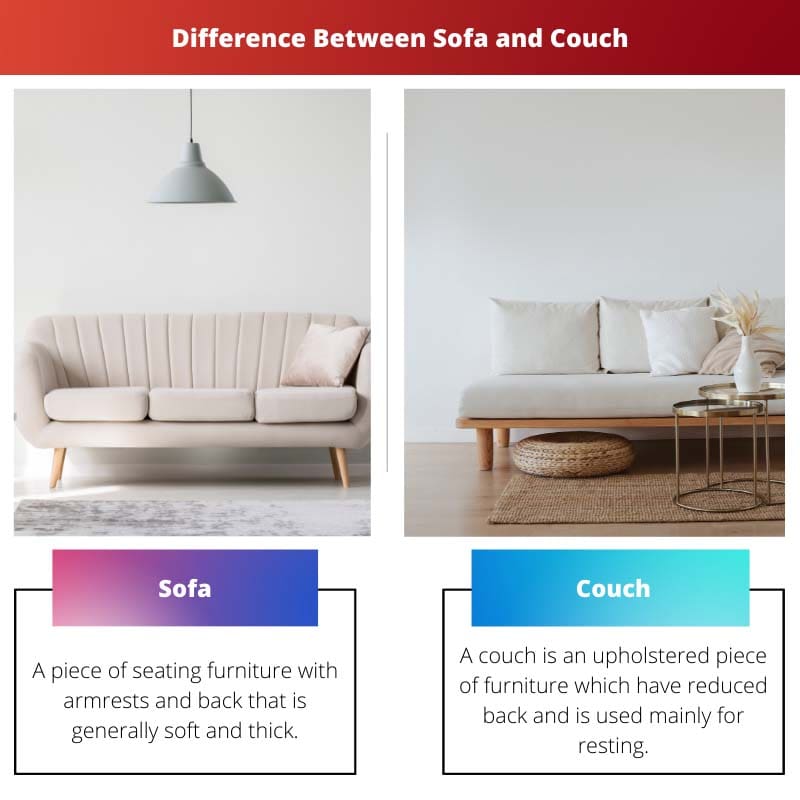 Razlika između sofe i kauča