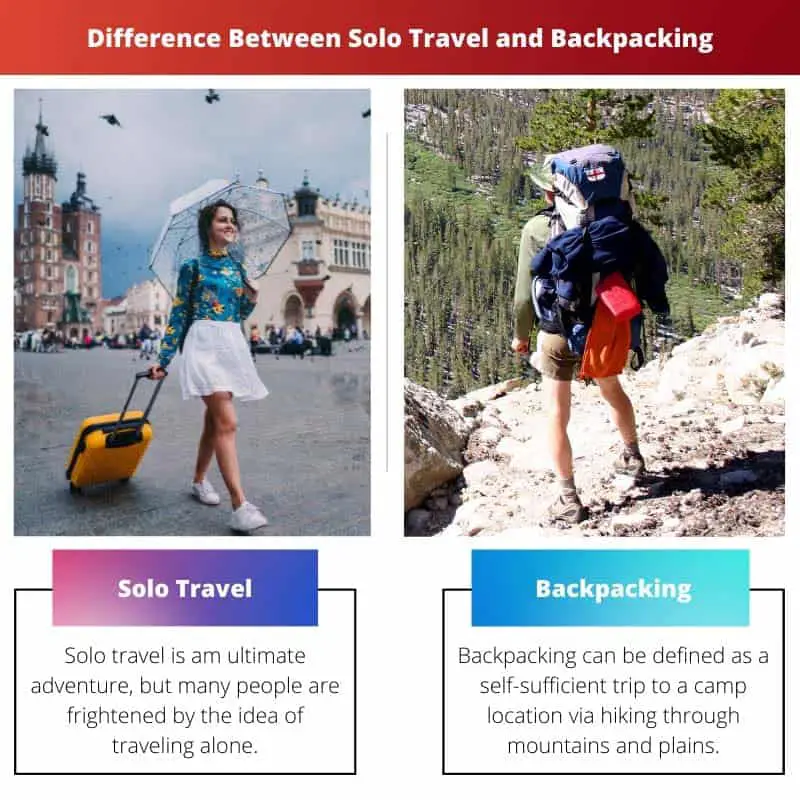 Sự khác biệt giữa Du lịch một mình và Du lịch bụi