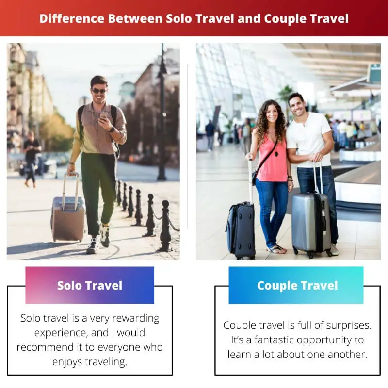 Difference Between Solo Travel and Couple Travel