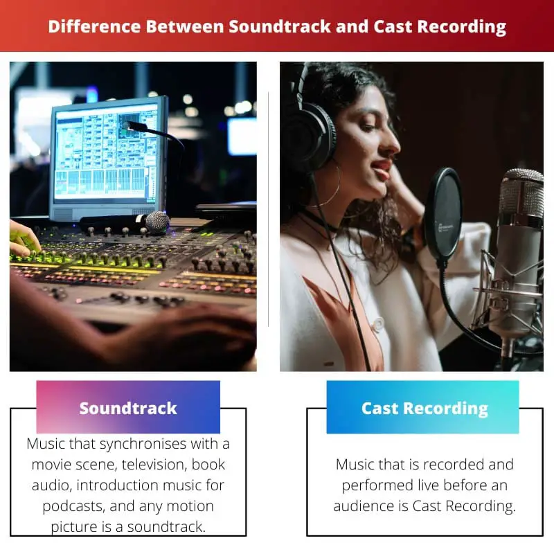 Difference Between Soundtrack and Cast Recording