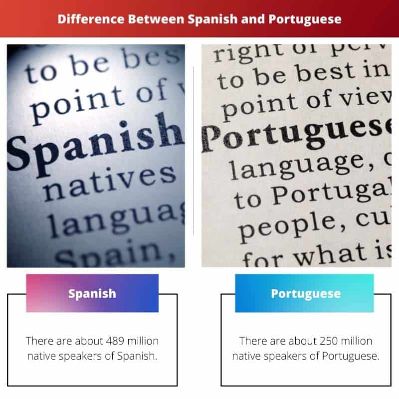 Différence entre l'espagnol et le portugais