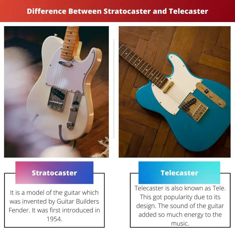 Différence entre Stratocaster et Telecaster
