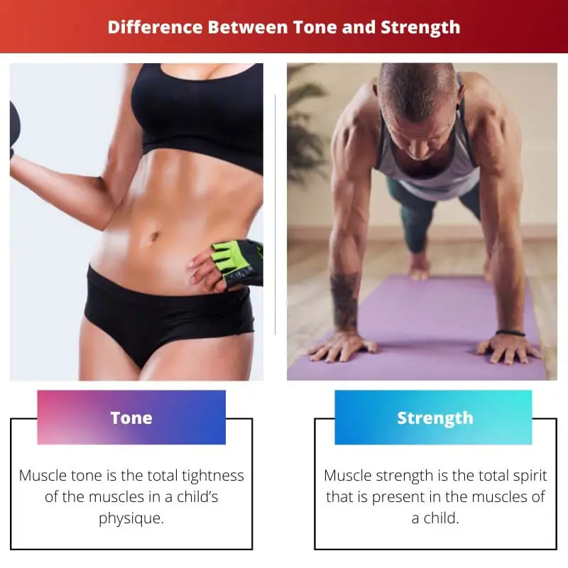 Difference Between Tone and Strength