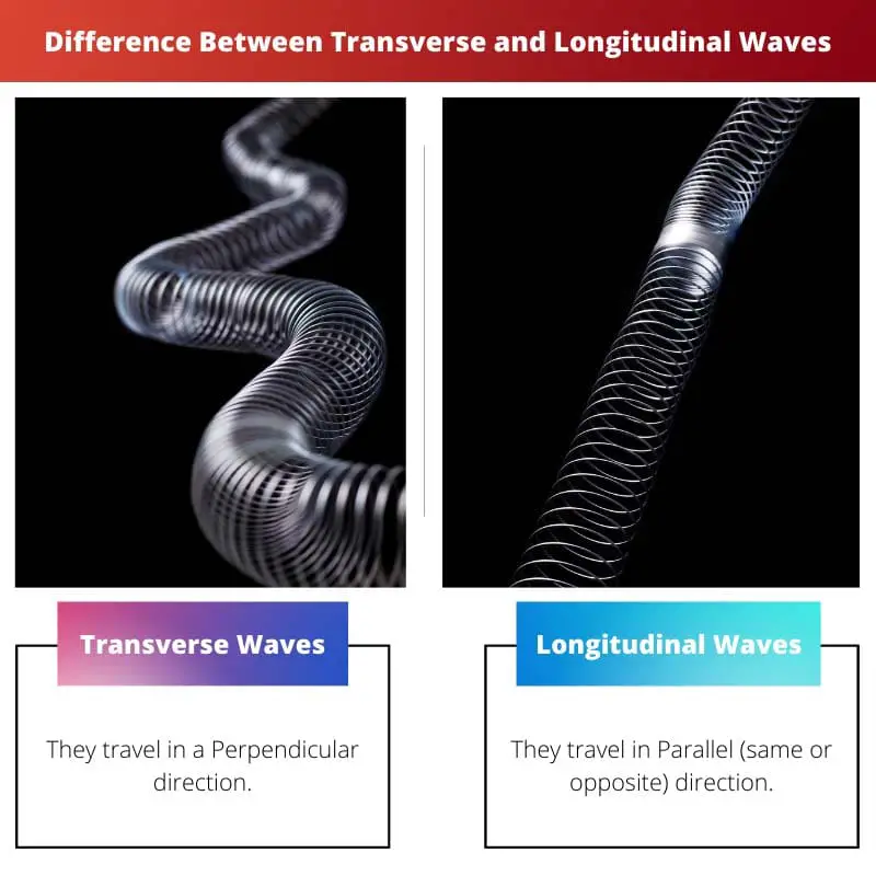 Difference Between Transverse and Longitudinal Waves