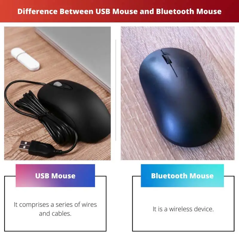 Difference Between USB Mouse and Bluetooth Mouse