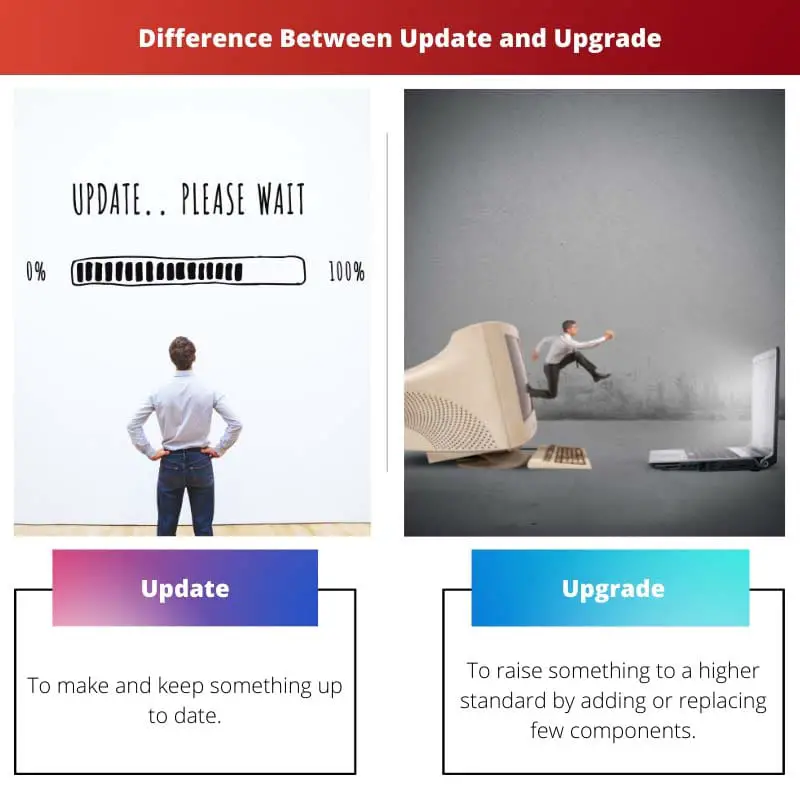 Difference Between Update and Upgrade