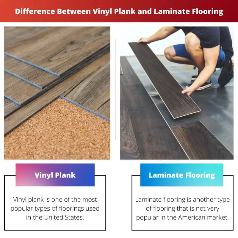 Diferença entre prancha de vinil e piso laminado