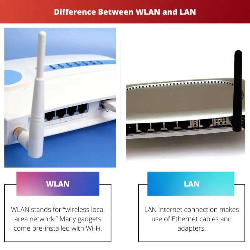 Difference Between WLAN and LAN