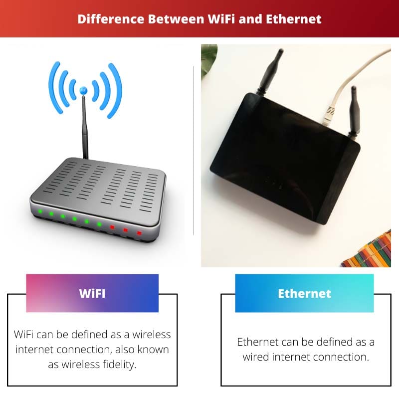 Difference Between WiFi and Ethernet