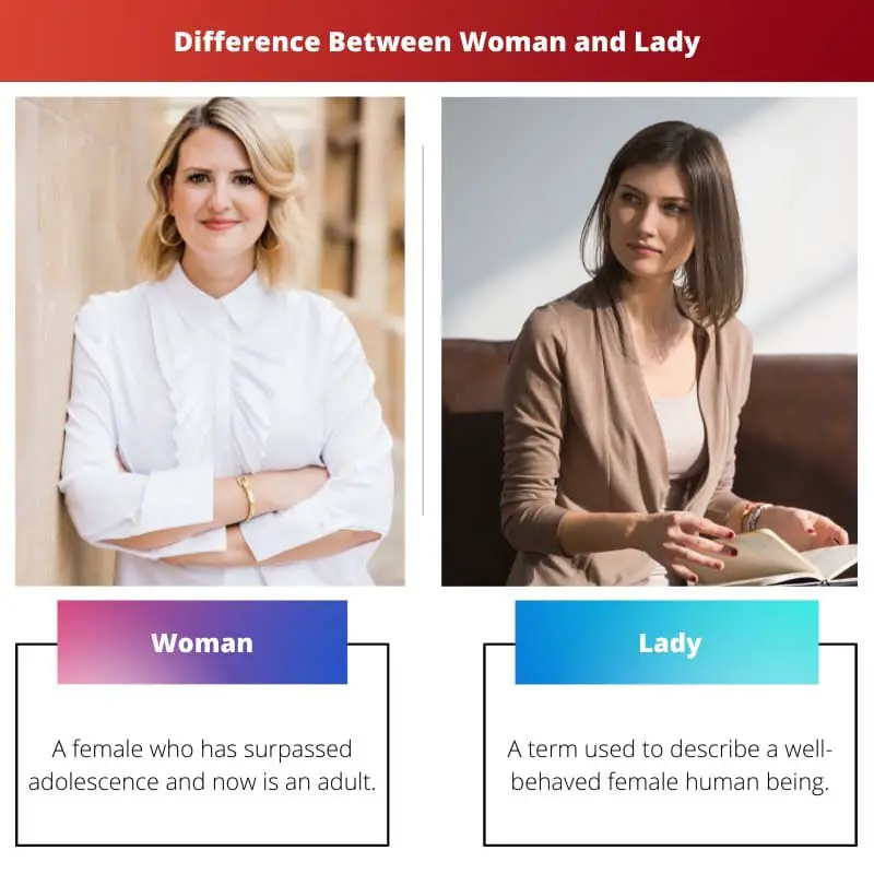 Difference Between Woman and Lady