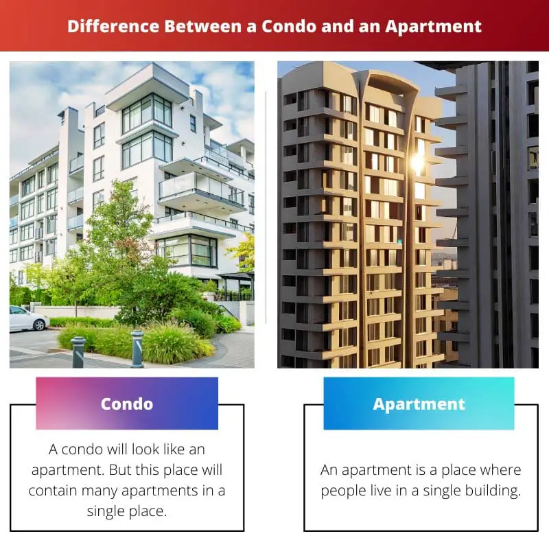 Diferença entre um condomínio e um apartamento