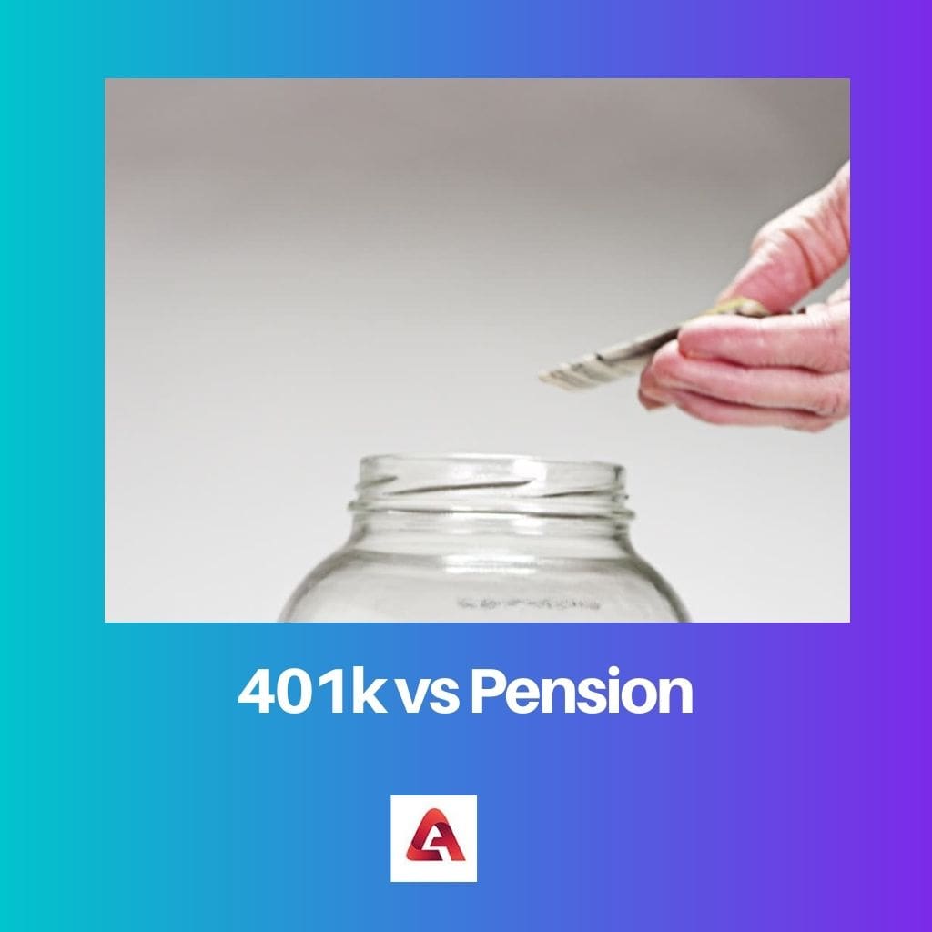 401k مقابل المعاشات التقاعدية