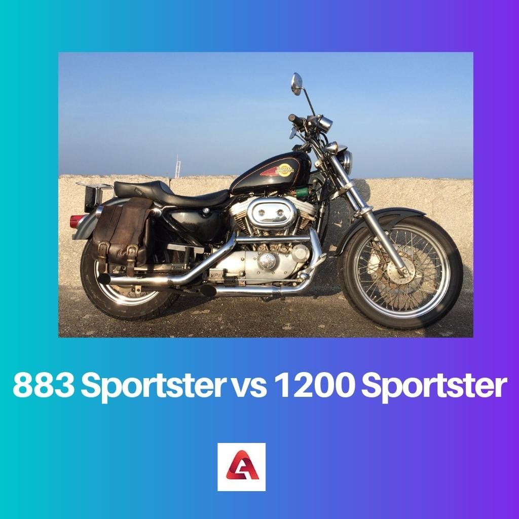 883 Sportster x 1200 Sportster