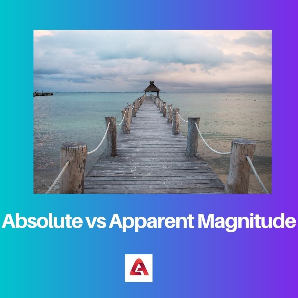 Magnitude absolue vs apparente