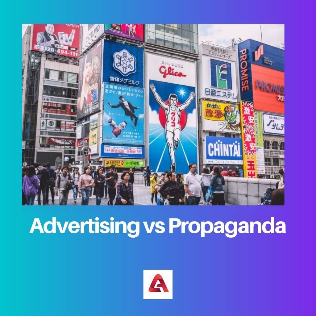 Adverteren versus Propaganda