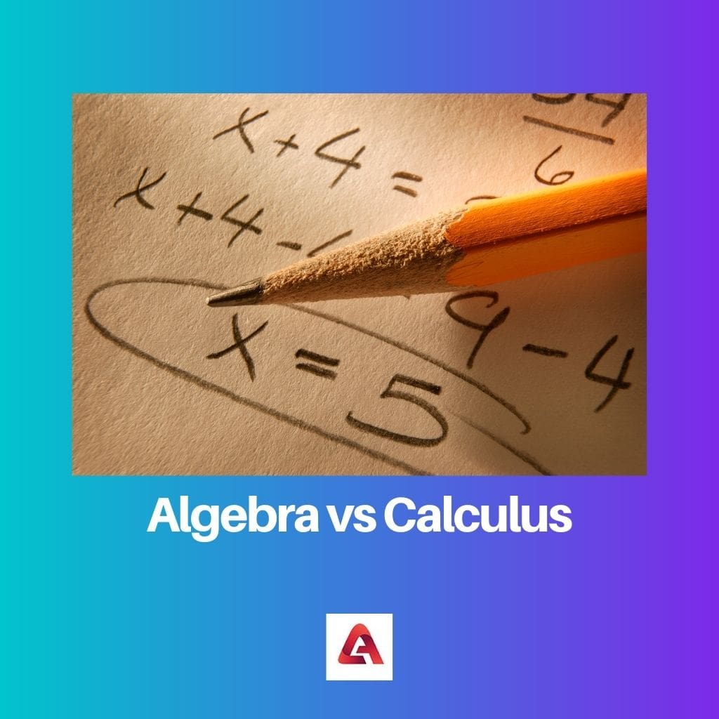 Algebra vs Calculus