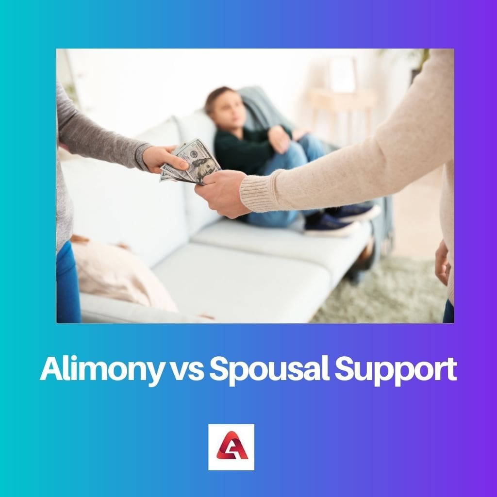 Alimony vs Spousal Support