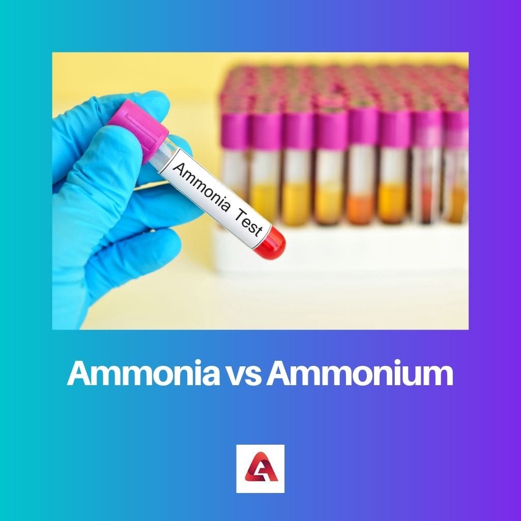 Ammoniac vs Ammonium