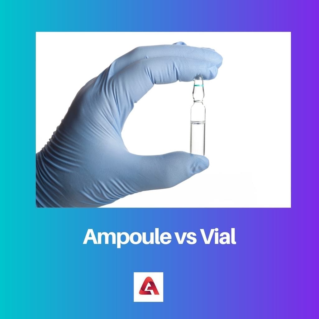 Ampul versus flacon