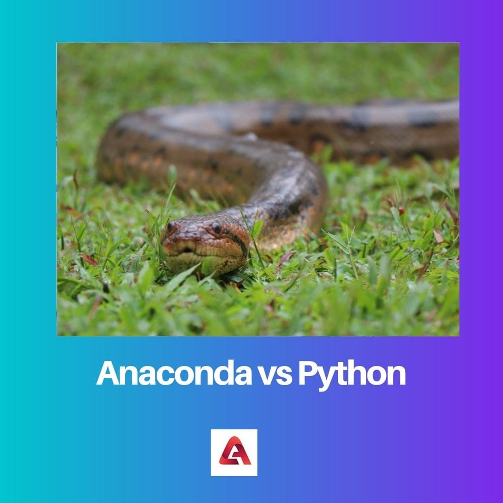 Anaconda vs Python