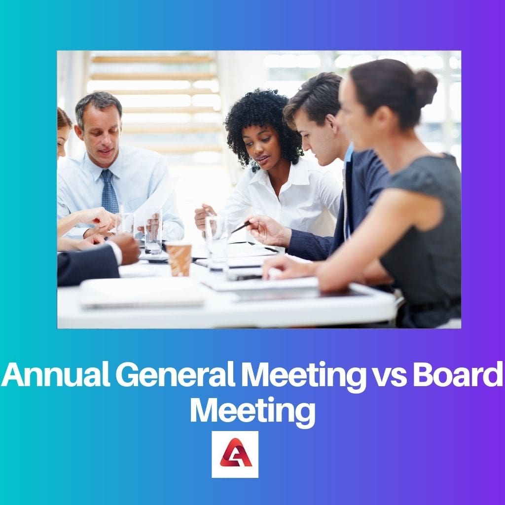 Annual General Meeting vs Board Meeting