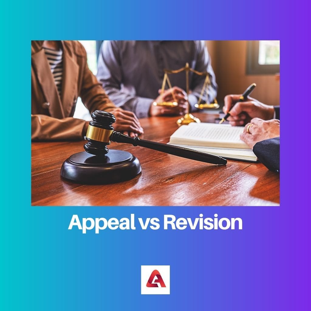 Appeal vs Revision