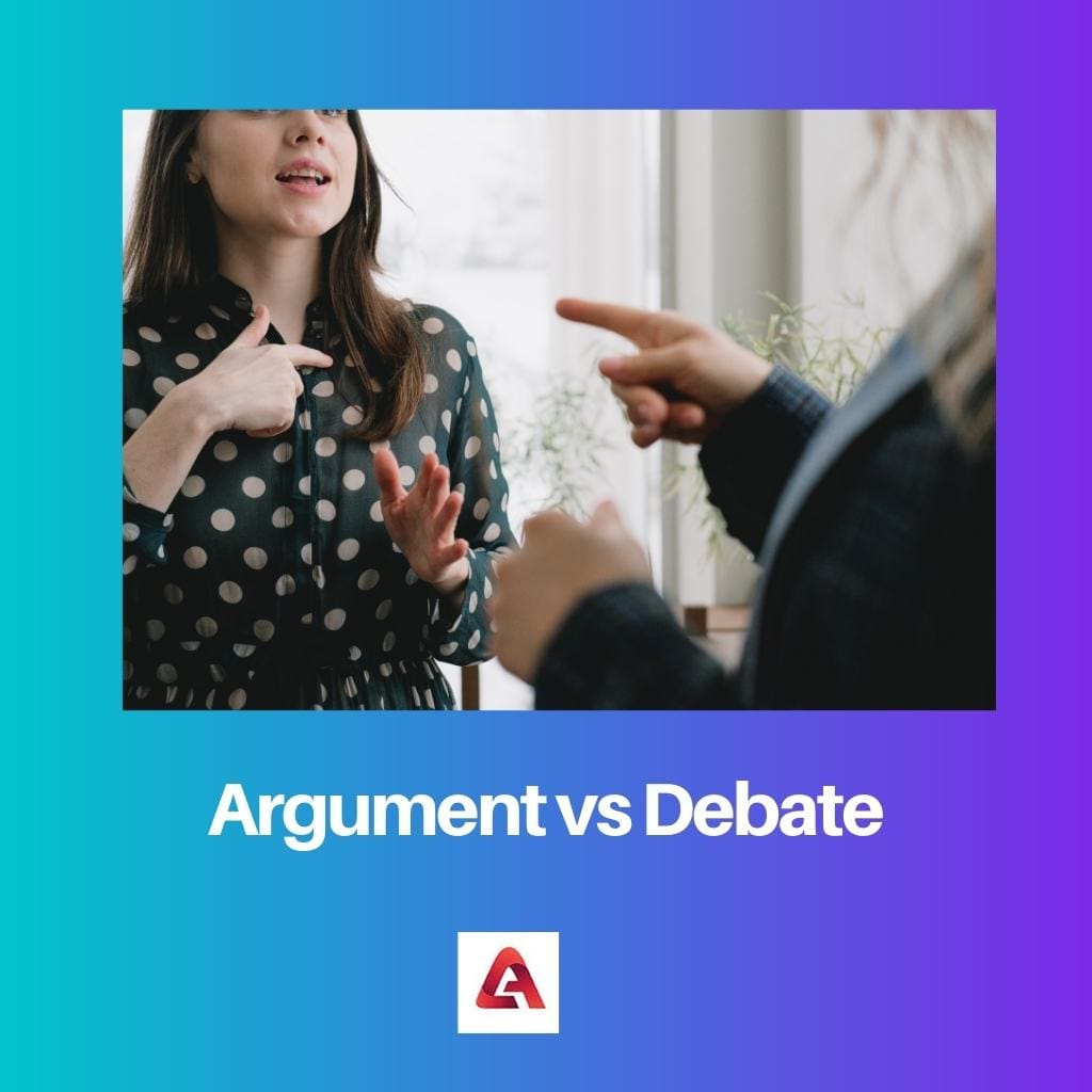Argument vs Debate