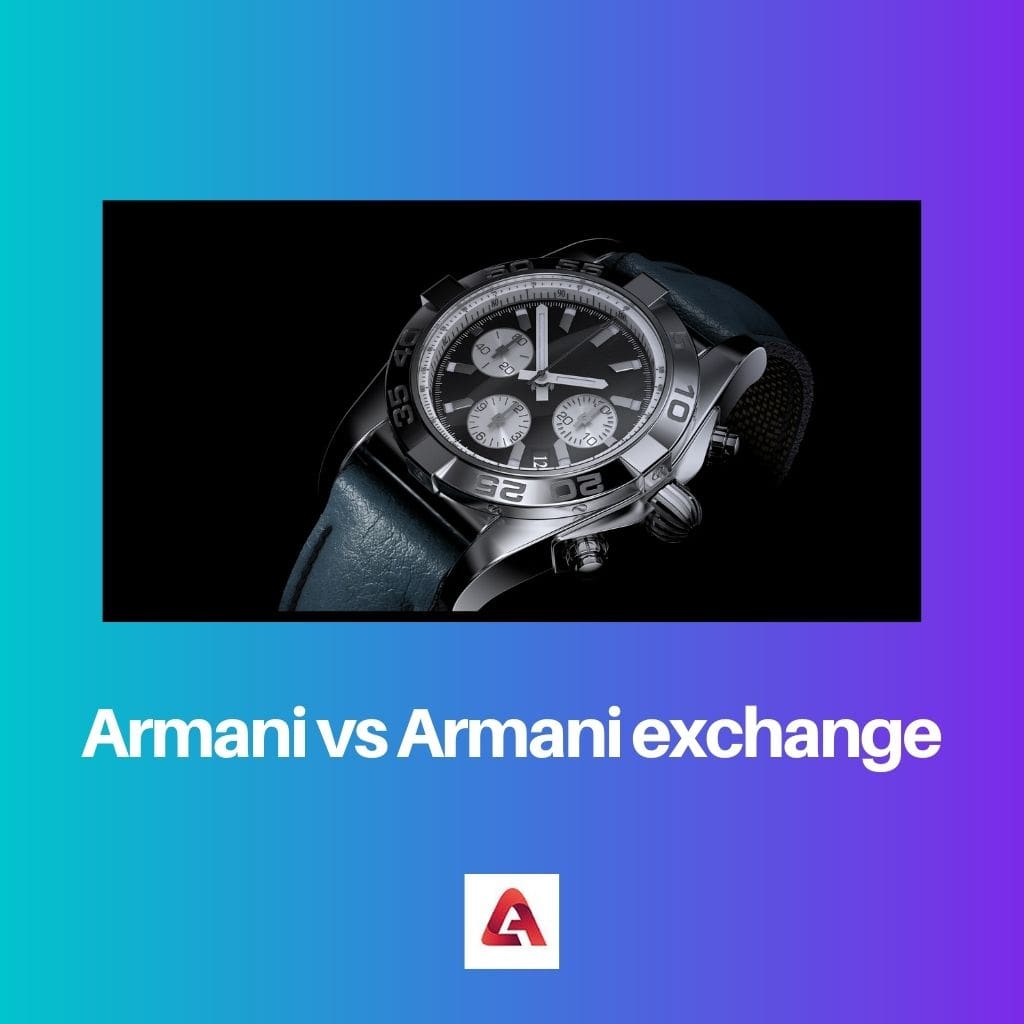 Armani vs Armani