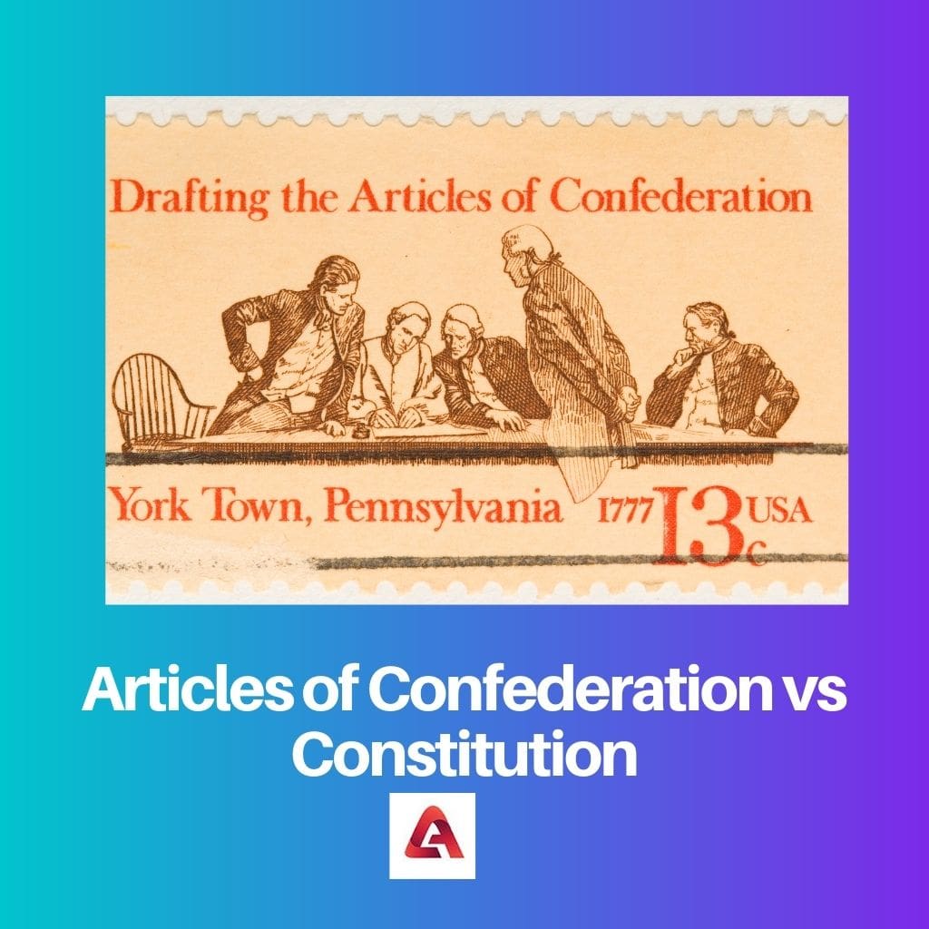 Articles of Confederation vs Constitution