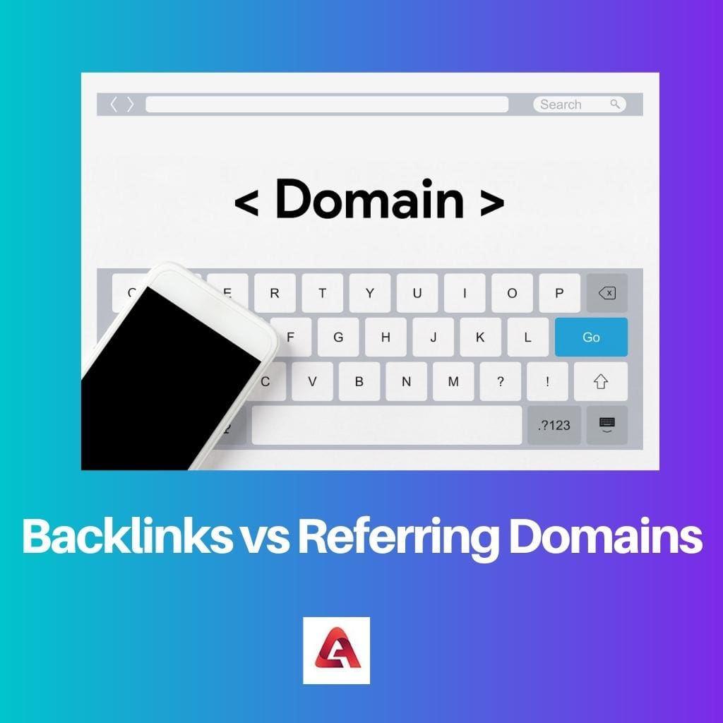 Backlinks x domínios de referência