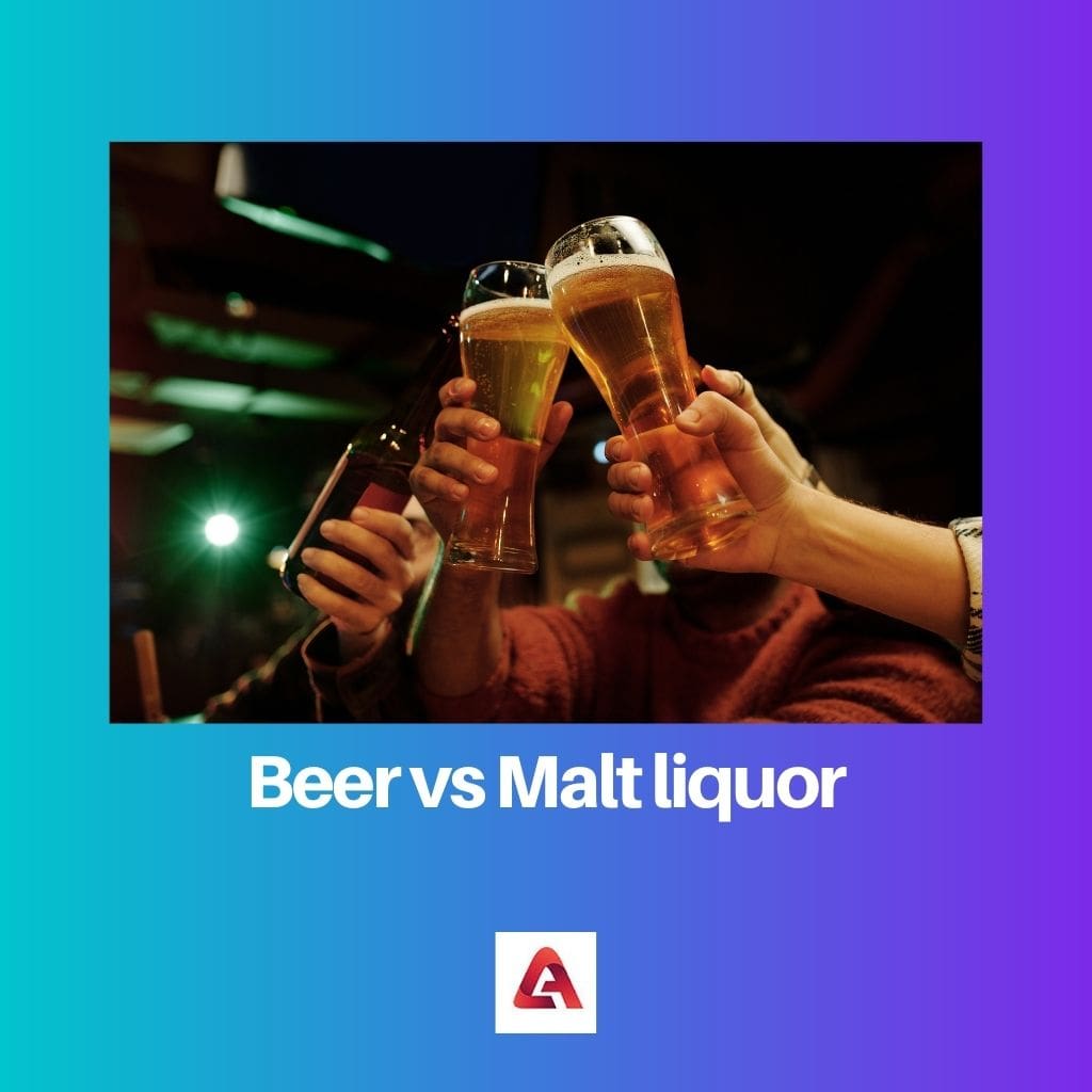 Bière vs liqueur de malt 1
