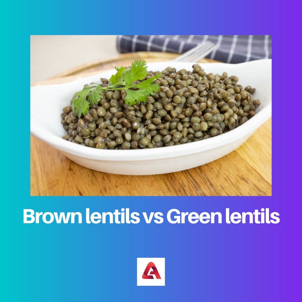 Brown lentils vs Green lentils