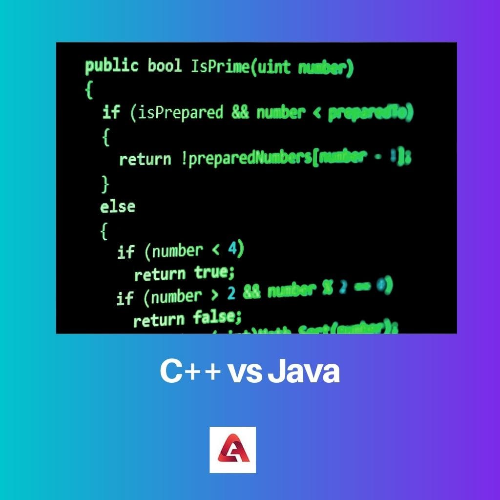 C contro Java
