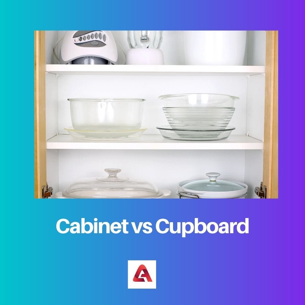 Cabinet vs Cupboard
