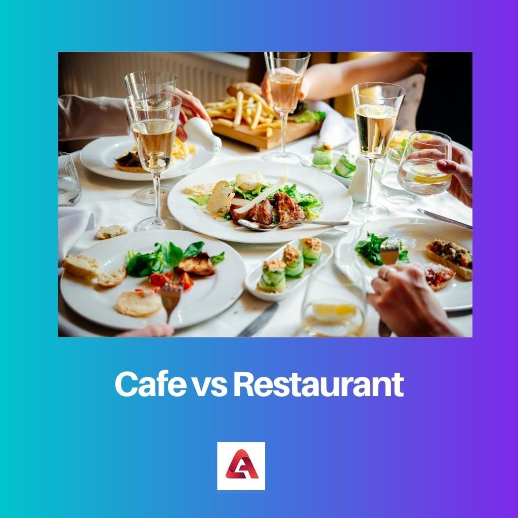 Cafe vs nhà hàng