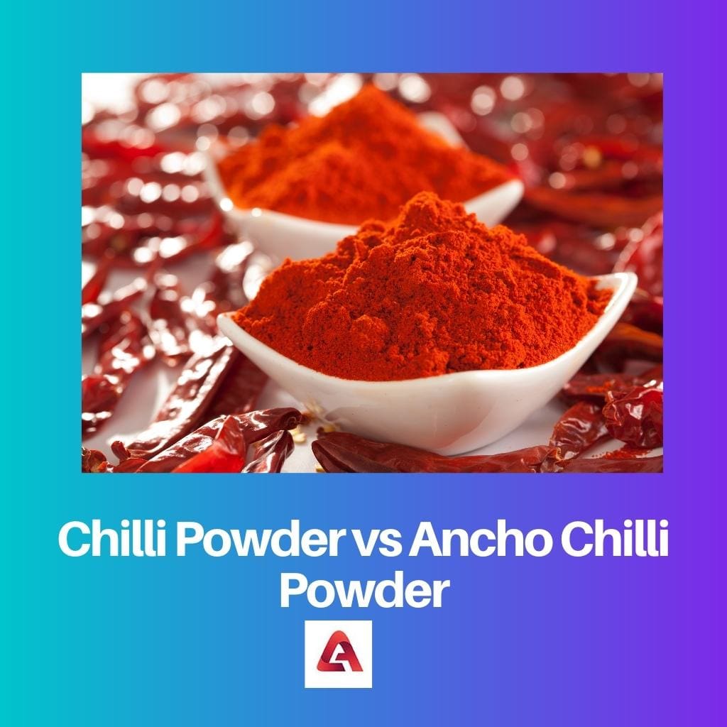 Chile en polvo vs chile ancho en polvo