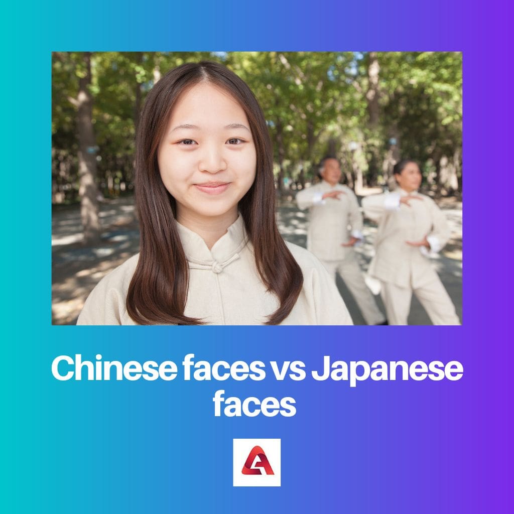 Chinese faces vs Japanese faces