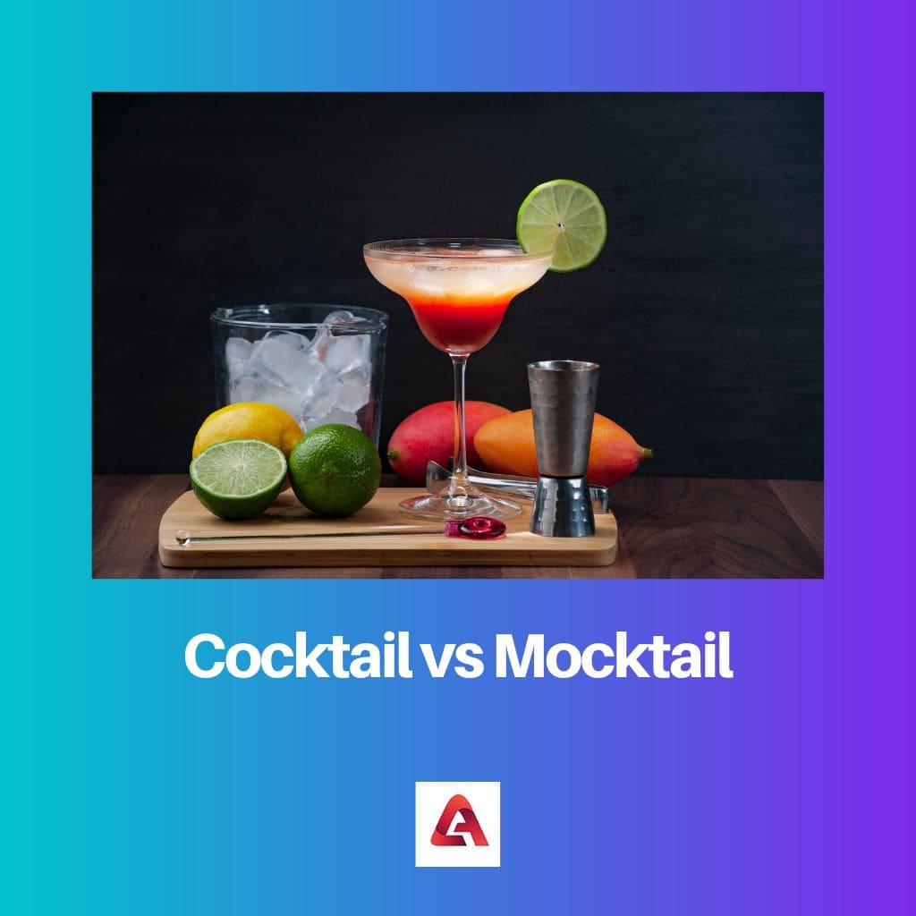 Cóctel vs cóctel sin alcohol