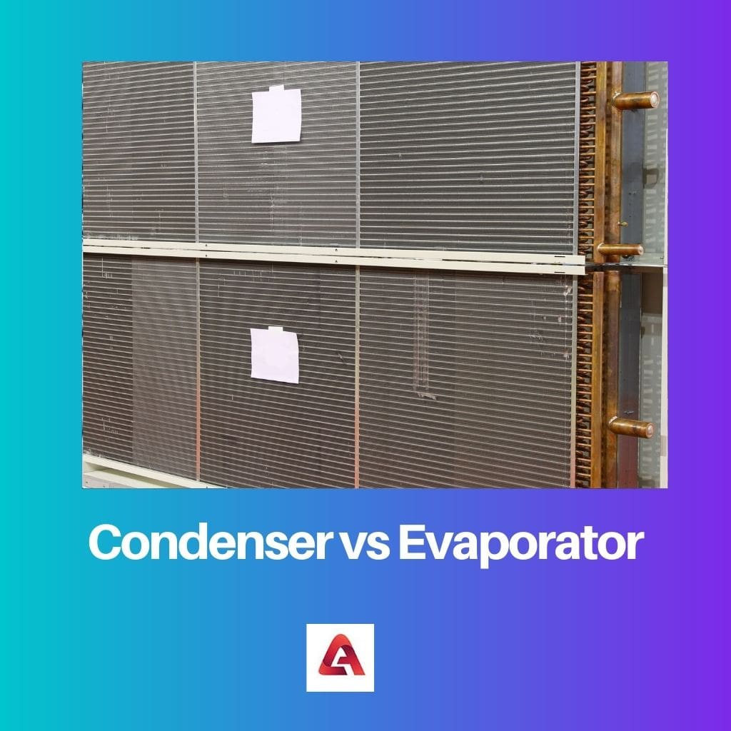 Condensatore vs evaporatore