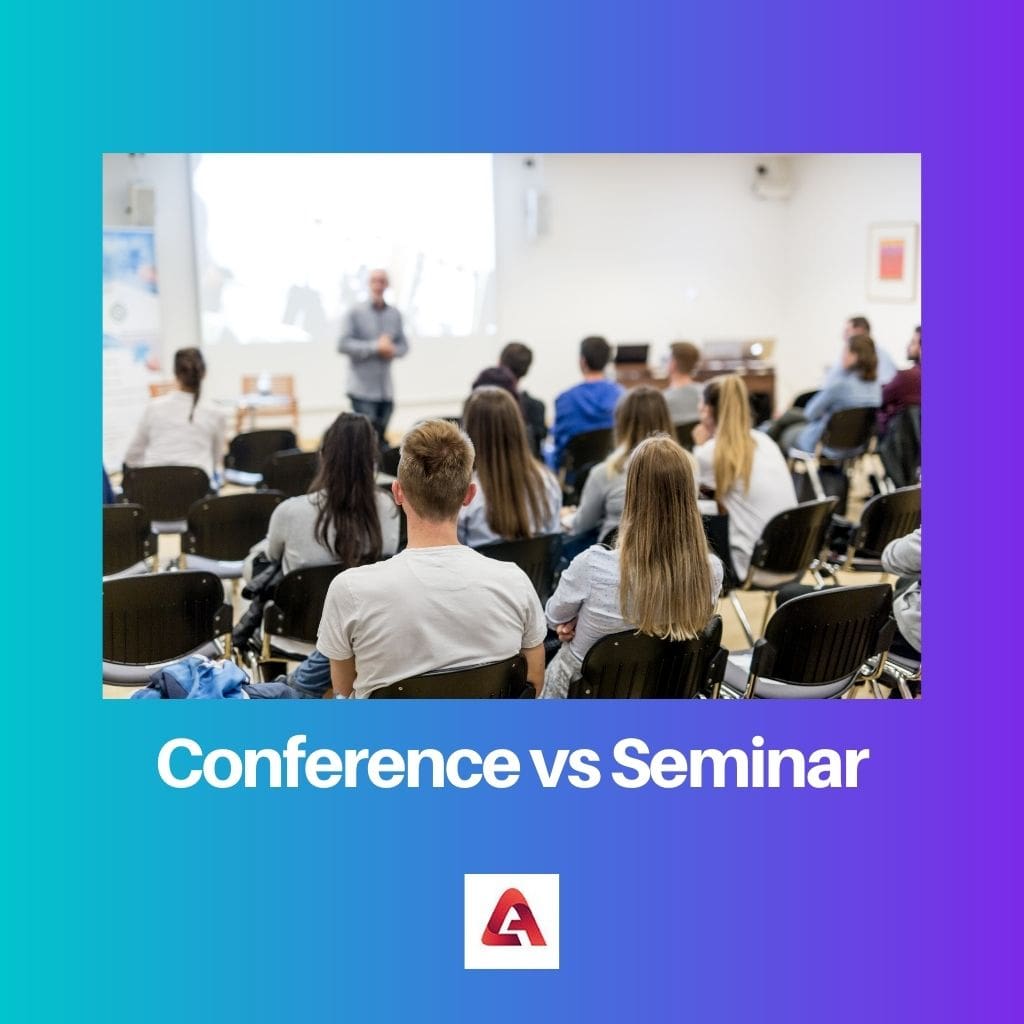 Konference vs seminář
