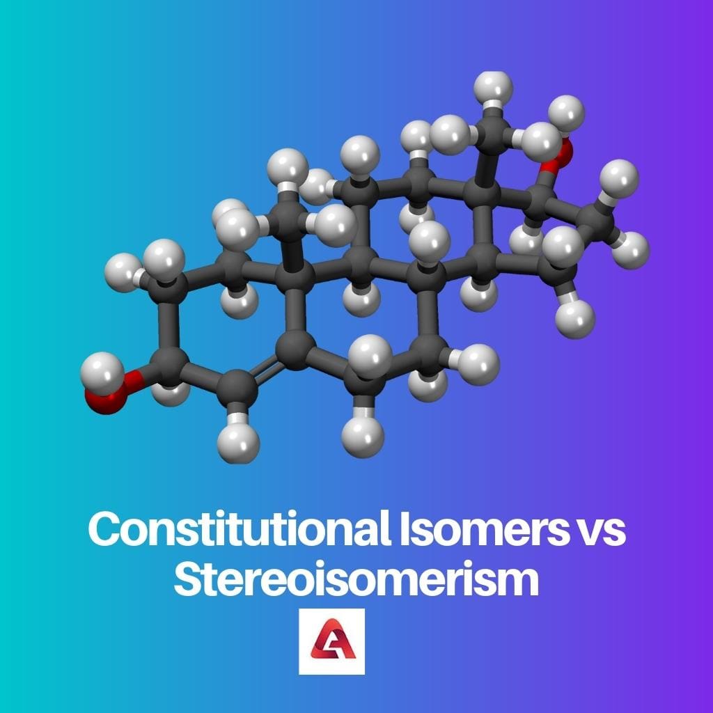 Isómeros constitucionales vs estereoisomerismo