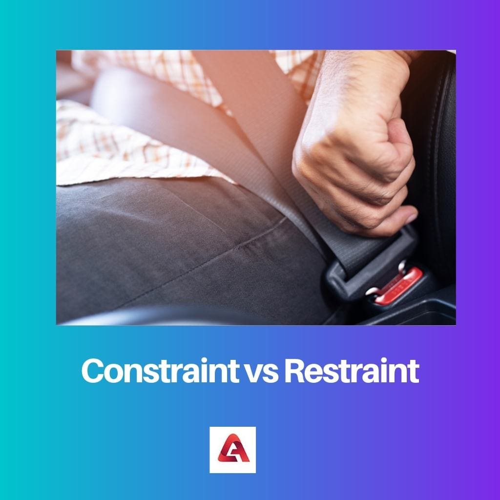 Constraint vs Restraint