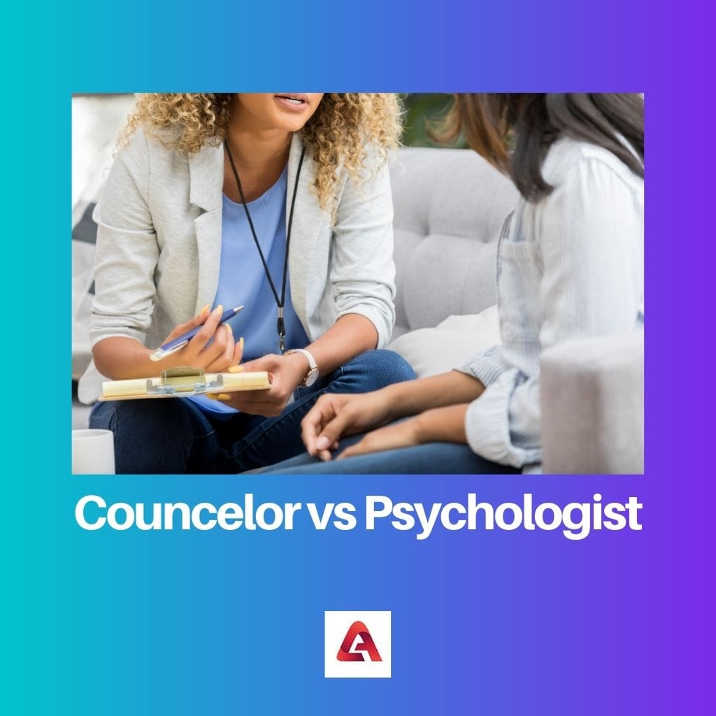 Conseiller vs psychologue